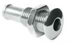 Mini scarico inox bombato 1/4"