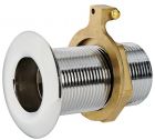 Scarico a mare ottone cromato 1" 1/4
