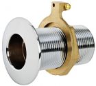 Scarico inclinato ottone cromato 1" 1/4