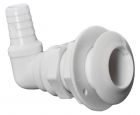 Scarico mare plastica 90° 1" x 25 mm
