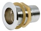 Scarico a mare ottone cromato 3/4" x 24 mm