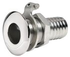 Scarico a mare inox 1" x 30 mm