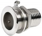 Scarico a mare inox 1 1/2" x 45 mm
