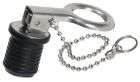 Tappo inox espansione 22 mm con catenella