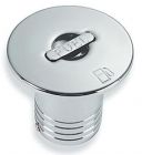 Tappo ottone cromato a filo Fuel 50 mm