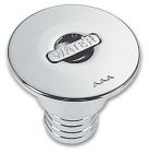 Tappo ottone cromato a filo Water 38 mm