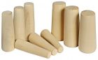 Serie di 9 coni in legno 20-49 mm