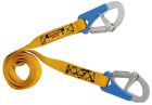 Cordone ombelicale 2 m con 2 moschettoni ad apertura rapida