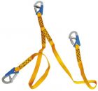 Cordone ombelicale 2 m con 3 moschettoni ad apertura rapida