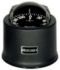 Bussola Ritchie Globemaster 5" chiesuola nera/nera