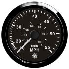 Spidometro Pitot 0-55 MPH nero/nera