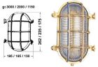 Lampada tartaruga ovale 195 x 262 mm