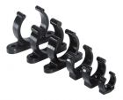 Clip nera plastica pesante 40 mm