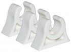 Clip bianca per tubi 19/20 mm