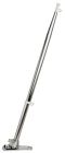 Asta portabandiera inox 14 x 400 mm con base ABS