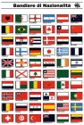 Tabella adesiva bandiere nazionalità
