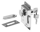 Serratura destra ottone cromato 25 mm