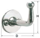 Gancetto inox 66x36 mm 