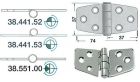 Cerniera inox 74x37 mm nodo rovesciato