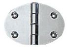 Cerniera inox 48x67 mm spessore 2 mm nodo mezzo incasso fissaggio a viti