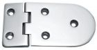 Cerniera inox AISI 316 128x65 mm in microfusione nodo rovesciato