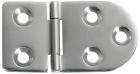 Cerniera inox AISI 316 76x40 mm in microfusione apertura standard