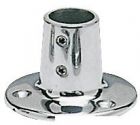 Base inox diritta 22 mm