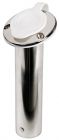 Portacanne inox 75° tappo bianco 