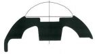 Base per profili PVC bianco 70 mm 