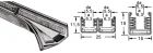 Canalina inox doppia 25 x 11,5 mm 