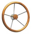 Timone inox e legno 350 mm 