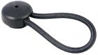 Gancio elastico nero 80 mm 