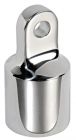 Cappuccio terminale inox mm 25 