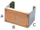 Supporto inox fissaggio a parete 12 HP