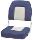 Sedile con schienale ribaltabile De Luxe bianco/blu