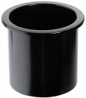 Porta bicchieri ad incasso ABS nero