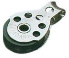 Bozzello inox 1 puleggia piatto 25x6