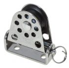 Bozzello verticale pivotante Ø mm 25 per cime mm 4