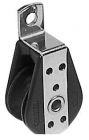 Bozzello inox 1 puleggia piano 22x6