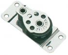 Bozzello inox 1 puleggia 25x8