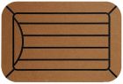 Coppia piastre Treadmaster 412x203 mm teak