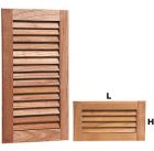 Griglia aerazione teak 280x160 mm