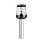 Asta 100 cm fanale 360° nero a parete
