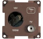 Presa antenna marrone 