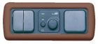 Cornice tripla marrone 